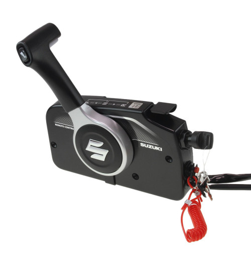Side Remote Control Box for Suzuki Outboard Motors with PT Push, Right Hand - 67200-93J50 - JSP